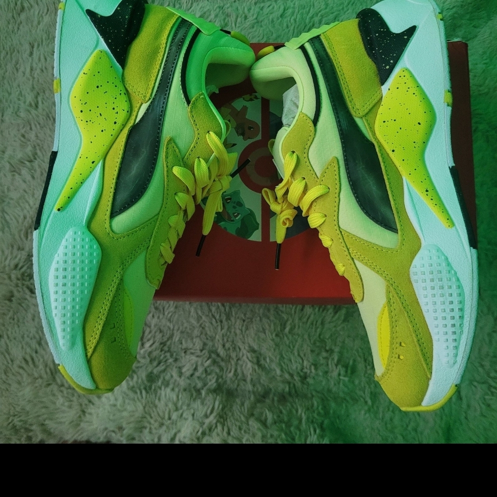 PUMA RS-X SNEAKERS POKEMON PIKACHU 8.5 RUNNERS YELLOW NEW SOLD OUT RARE